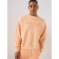 Tommy Jeans 90S Washed Crew Sweatshirt - Faded Sun Kiss