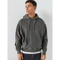 Tommy Jeans Back Graphic 90S Pullover Hoodie - Black