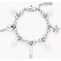 Marc Jacobs Punk Beauty Charm Bracelet - Silver