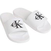 Calvin Klein Essential Sliders - White