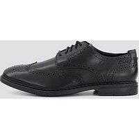 Clarks Banbury Tip Black Leather