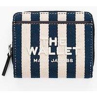 Marc Jacobs The Stripe Canvas Mini Compact Wallet