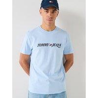 Tommy Jeans Regular Fit Vintage La T-Shirt - Sweet Blue
