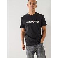 Tommy Jeans Regular Fit Vintage La T-Shirt - Black