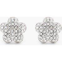 Marc Jacobs Daisy Pave Stud Earrings - Silver