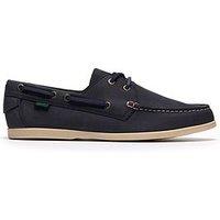 Clarks Charmouth Lace Up Shoe - Navy