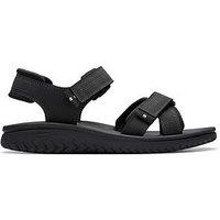 Clarks Wesley Shore Sandals - Black