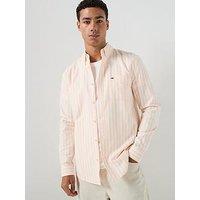 Tommy Jeans Regular Fit Stripe Oxford Shirt - Faded Sun Kiss Stripe