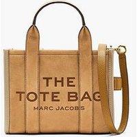 Marc Jacobs The Small Suede Tote Bag- Light Brown