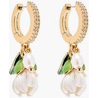 Marc Jacobs Rooted Daisy Hoop Earrings - Gold