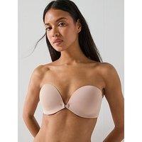 Calvin Klein Front Clasp Pu Strapless - Brown