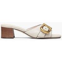 Marc Jacobs The Doll Buckle Heeled Sandal - White