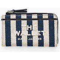 Marc Jacobs The Stripe Canvas Top Zip Multi Wallet