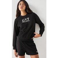 Ea7 Emporio Armani Train Tracksuits Womens Shorts - Black