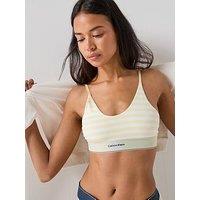 Calvin Klein Unlined Bralette - White
