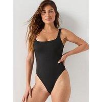 Calvin Klein One Piece Swimsuit - Black