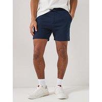 Tommy Jeans Essential Flag Sweat Shorts - Navy