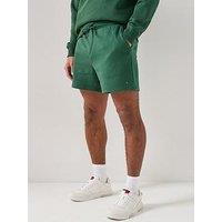 Tommy Jeans Jeans Essential Flag Sweat Shorts - Dark Green