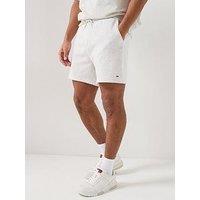 Tommy Jeans S Flag Beach Sweatshorts - Ice Grey Heather