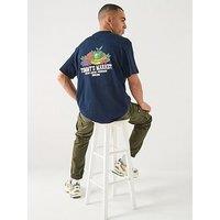 Tommy Jeans Back Graphic Relaxed Novelty T-Shirt - Dark Night Navy