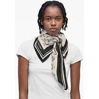 Marc Jacobs J Silk Scarf - White