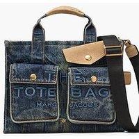 Marc Jacobs The Denim Suede Medium Tote Bag - Blue