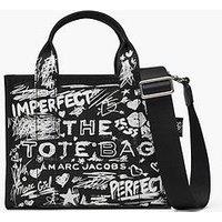 Marc Jacobs The Small Scribble Tote Bag - Black