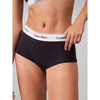 Calvin Klein Modal Blend Icon Boyshort - Black