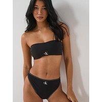 Calvin Klein Bandeau Bikini - Black