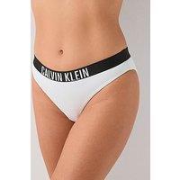 Calvin Klein Ribbed Bikini Briefs - White