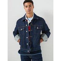 Tommy Jeans Ryan Regular Denim Trucker Jacket - Dark Blue