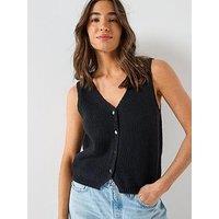 Levi'S Helen Mini Boucle Vest - Black