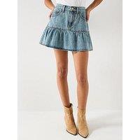 Levi'S Flounce Mini Skirt - Blue