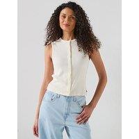 Levi'S Rory Short Sleeve Button Up Top - White