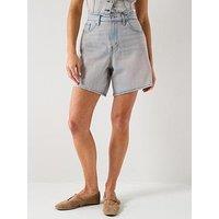 Levi'S High Rise Baggy Shorts - Pink - Rose Up Blue