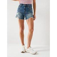 Levi'S Ribcage Shorts - Blue