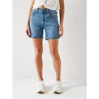 Levi'S 501 Mid Thigh Shorts - Blue