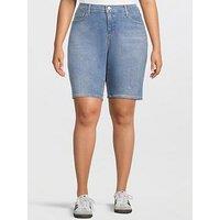 Levi'S Pl Shaping Bermuda Jeans Shorts - Blue
