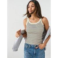 Levi'S Essential Ribbed Tank - Beige