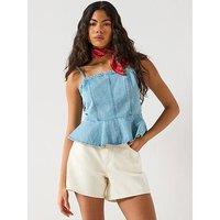Levi'S Anderson Flounce Top - Blue