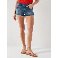 Levi'S Low-Rise Shorts - Blue