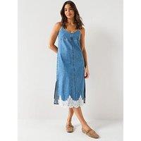 Levi'S 90'S Denim Slip Dress - Blue