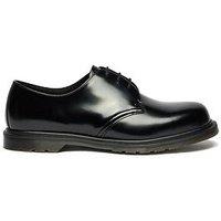 Dr Martens Mayfare Polished Smooth Lace Up Shoe - Black
