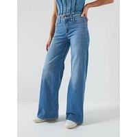 Levi'S 318 Shaping Wide Leg Jeans - Blue