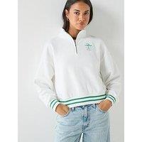 Levi'S Gr Everyday 1/4 Zip Sweater - White