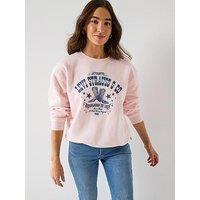 Levi'S Graphic Everyday Crew Sweatshirt - Pink