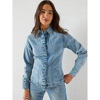 Levi'S Long Sleeve Shaped Shirt - Blue