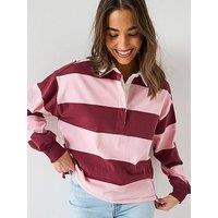 Levi'S Reenie Rugby Long Sleeve - Pink