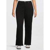 Levi'S Plus 318 Shaping Wide Leg - Black