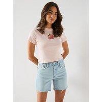 Levi'S Essential Sporty T-Shirt With Strawberry Logo - Pink